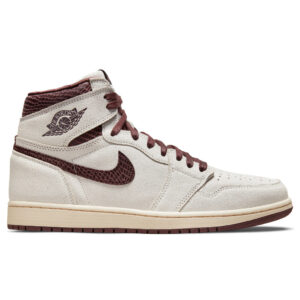 Air Jordan 1 Retro High OG x A Ma Maniére - Sail/Burgundy Crush