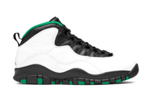 Air Jordan 10 Retro "Seattle" - White/Black/Court Green