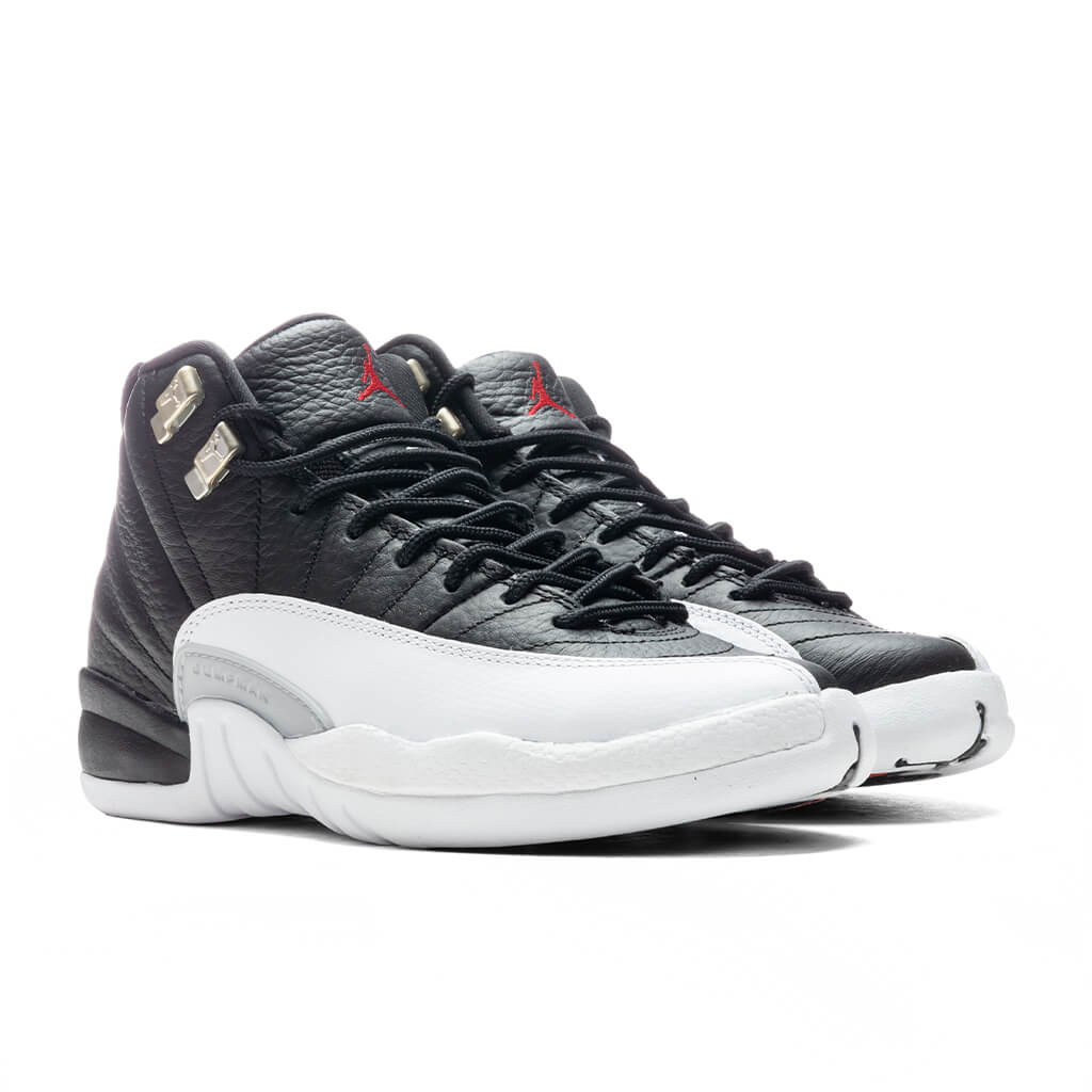 Air Jordan 12 Retro (GS) "Playoff" - Black/Varsity Red/White - Image 2