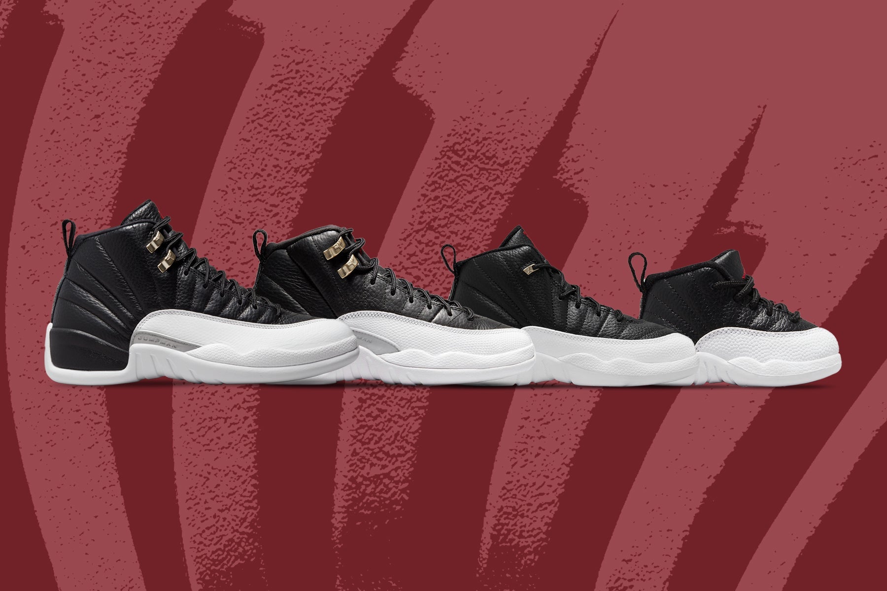 Air Jordan 12 Retro (GS) "Playoff" - Black/Varsity Red/White - Image 5