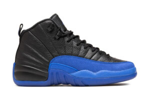 Air Jordan 12 Retro (GS) - Black/Game Royal/Black