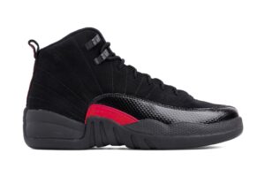 Air Jordan 12 Retro Youth - Black/Dark Grey/Rush Pink