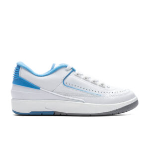 Air Jordan 2 Retro Low (GS) - White/University Blue/Cement Grey