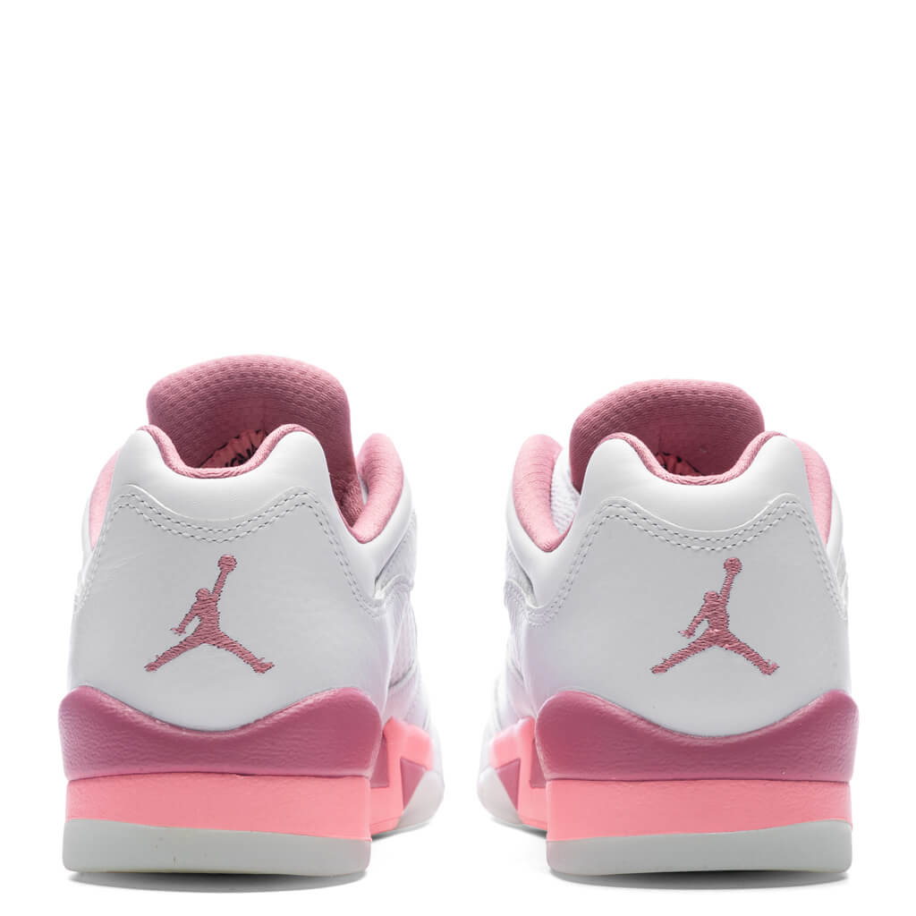 Air Jordan 5 Low Desert Berry (GS) - White/Coral Chalk/Desert Berry - Image 4