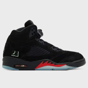 Air Jordan 5 Retro 'Halloween' - Black/Black/Picante Red/Glow In The Dark