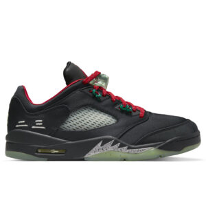 Air Jordan 5 Retro Low SP x CLOT - Black/Classic Jade/Fire Red