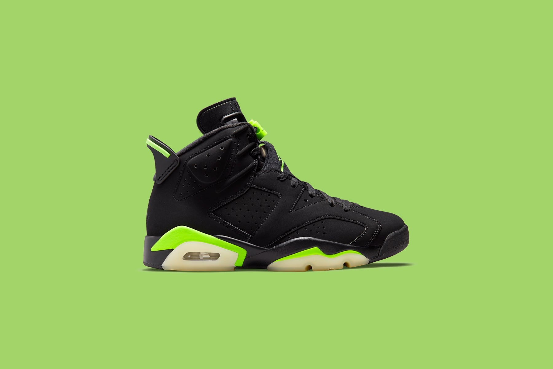 Air Jordan 6 Retro - Black/Electric Green - Image 6