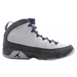 Air Jordan 9 Retro 'Flint Grey' - White/French Blue/Flint Grey