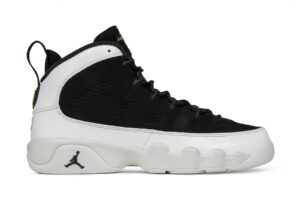 Air Jordan 9 Retro Youth 'LA All-Star' - Black/Summit White/Metallic Gold