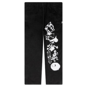 Airbrush Icon Beach Pant - Black