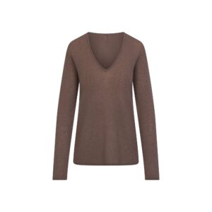 AIRY CASHMERE V-NECK PULLOVER | AMETHYST