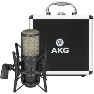 AKG P220 Vocal Condenser Studio Microphone with Case and Shock Mount (3101H00420)