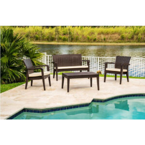 Alaska 7-Piece Outdoor Seating Set with Cushions-