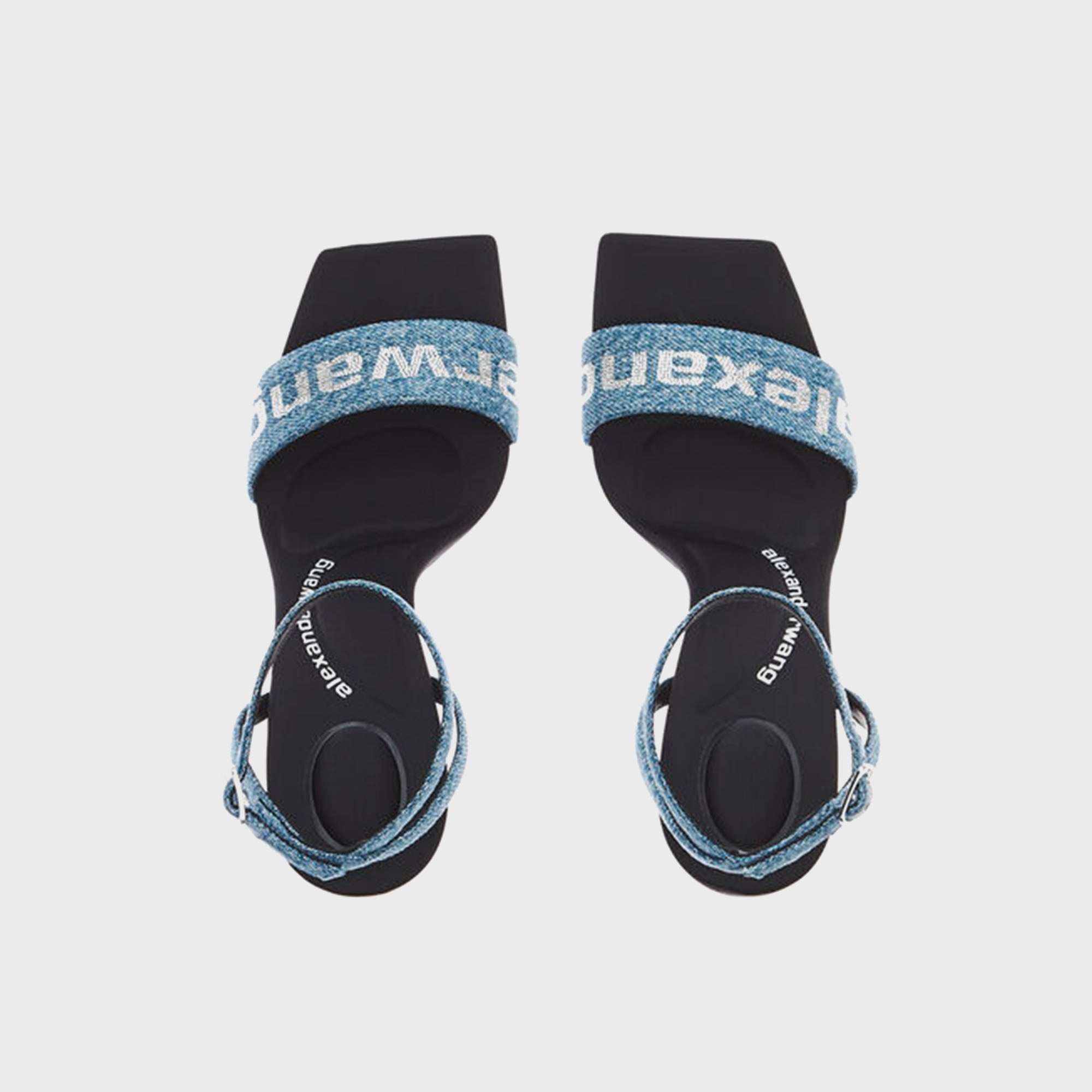 Alexander Wang Julie Billboard Sandal - Vintage Medium Indigo - Image 3