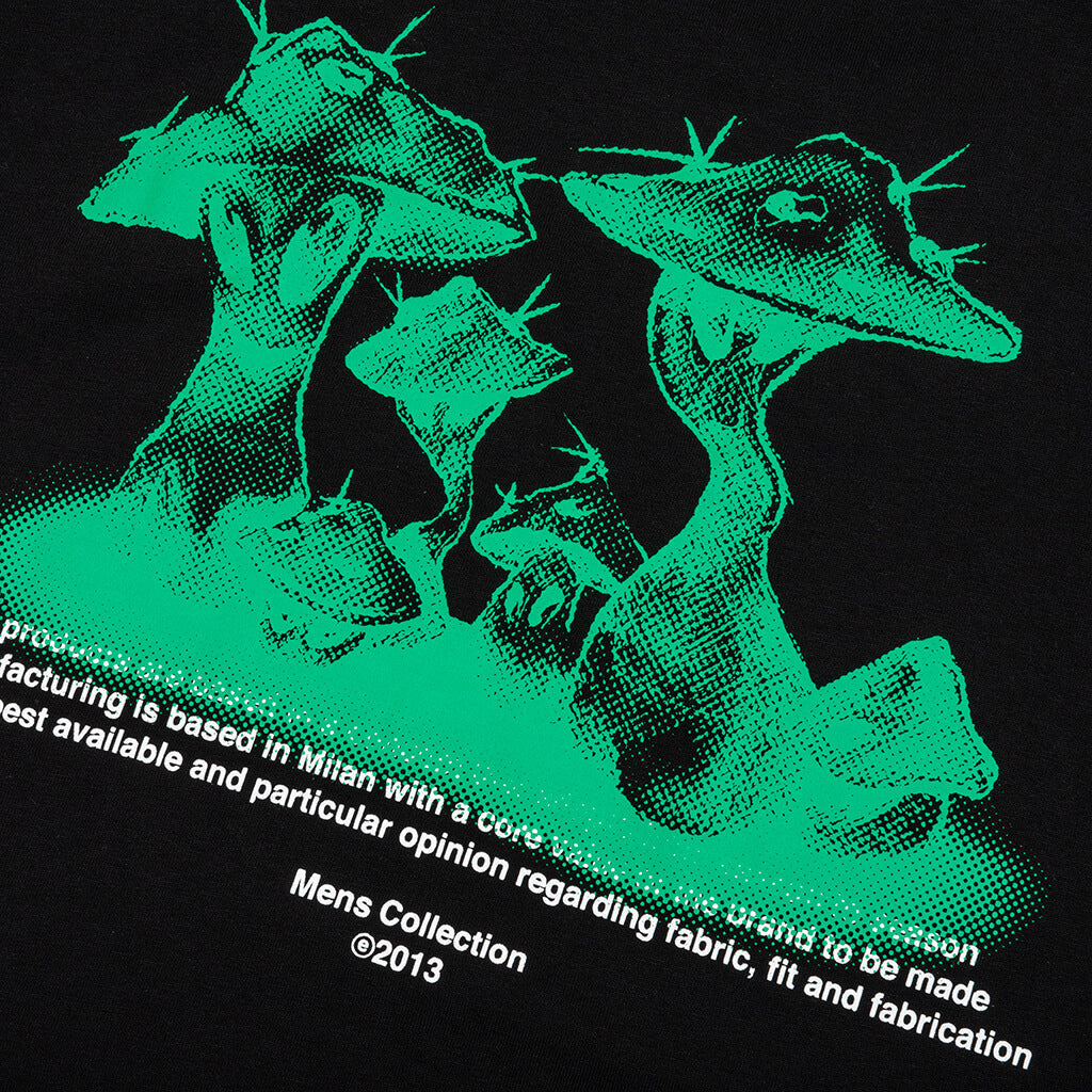 Alien Mush Over Skate S/S Tee - Black/Green - Image 4