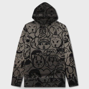 All Over Family Oversized Hoodie - Khaki