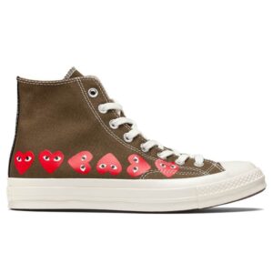 All Star Chuck '70 Hi "Multi Heart" - Khaki