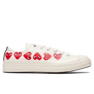 All Star Chuck '70 Ox "Multi Heart" - Off-White