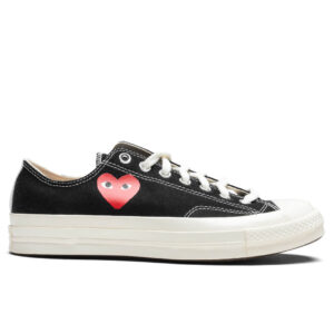All Star Chuck '70 Ox Small Red Heart - Black