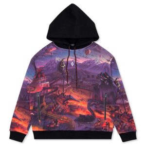 Allover Fantasy Over Hoodie - Multicolor