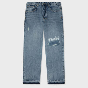 Anti K Trashed 1999 Pant - Public Blue